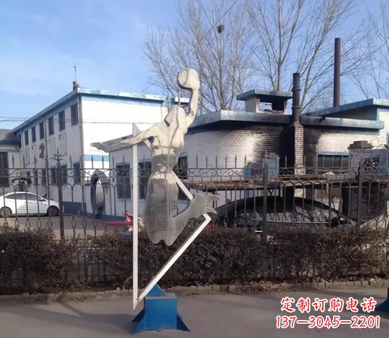 广西制作不锈钢高尔夫雕塑
