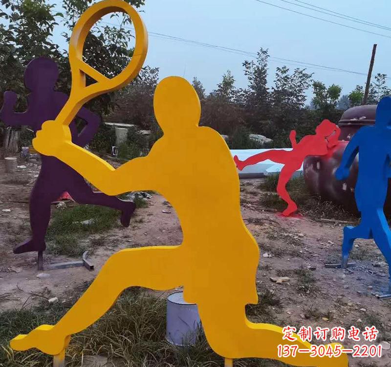 广西不锈钢羽毛球雕塑精致、经典、美观