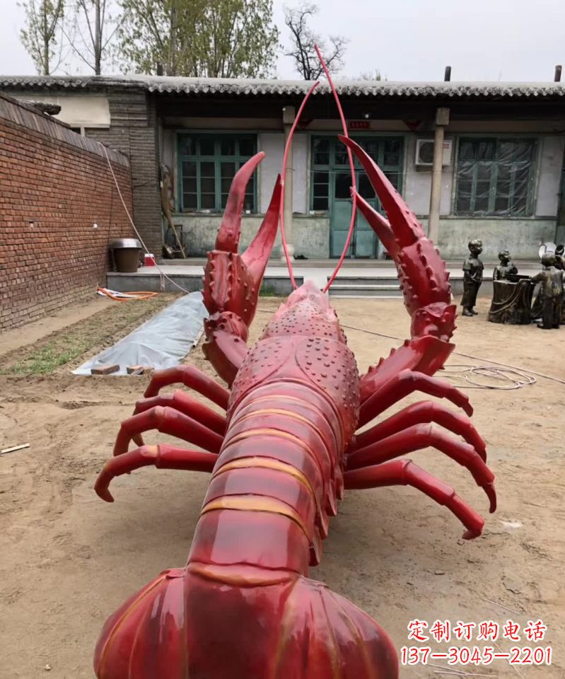 广西不锈钢大龙虾雕塑雕塑之美