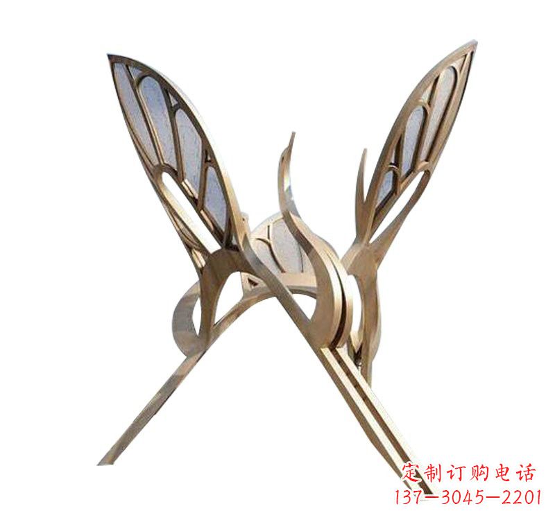 广西精美的不锈钢仙鹤雕塑