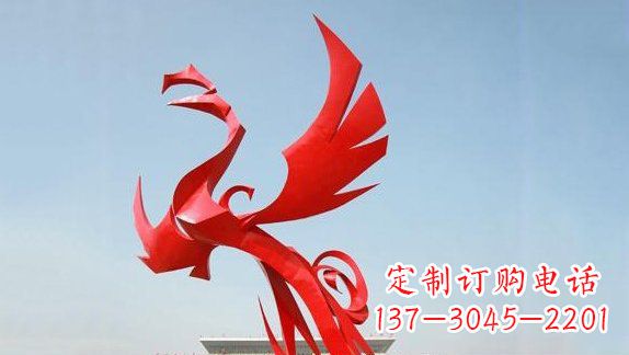 广西不锈钢凤凰雕塑