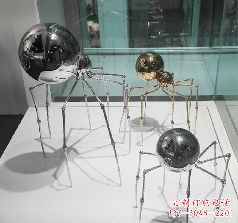 广西不锈钢蜘蛛侠雕塑