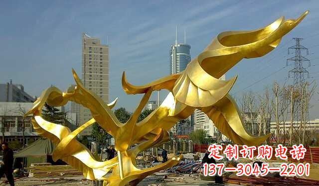广西不锈钢大雁雕塑——一件传承中华文化的艺术杰作