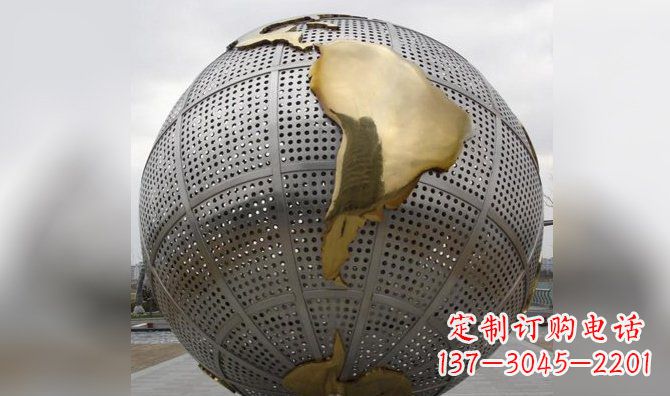 广西不锈钢地球雕塑传承人类文明的精神象征
