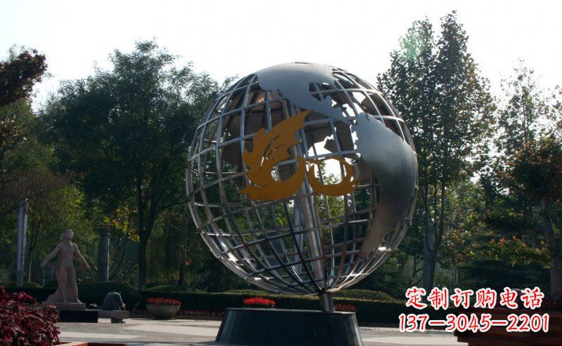 广西不锈钢地球雕塑一件具有意义的艺术品