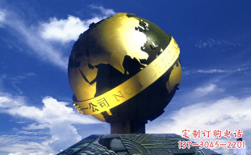 广西不锈钢地球雕塑传承持久的环保理念