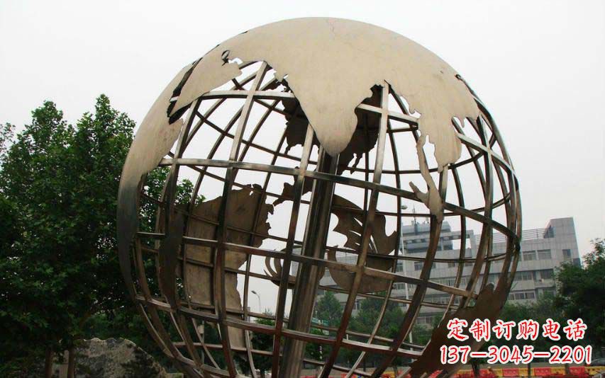 广西不锈钢地球雕塑精彩的艺术景观