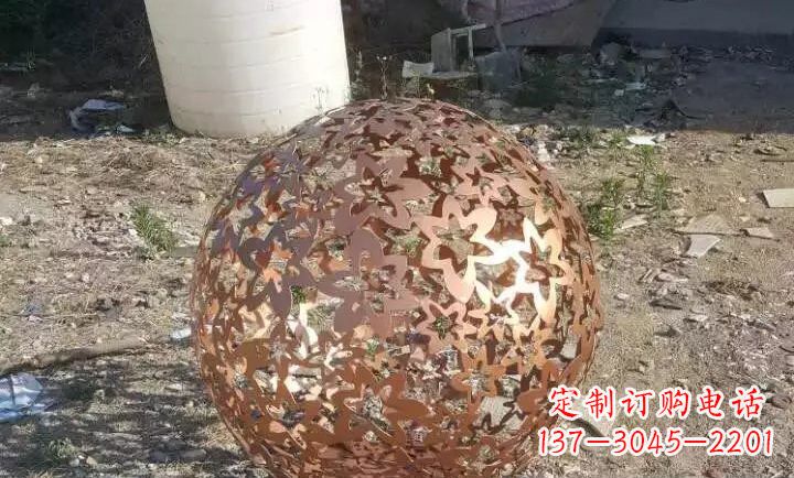 广西不锈钢地球仪雕塑精美的艺术装饰