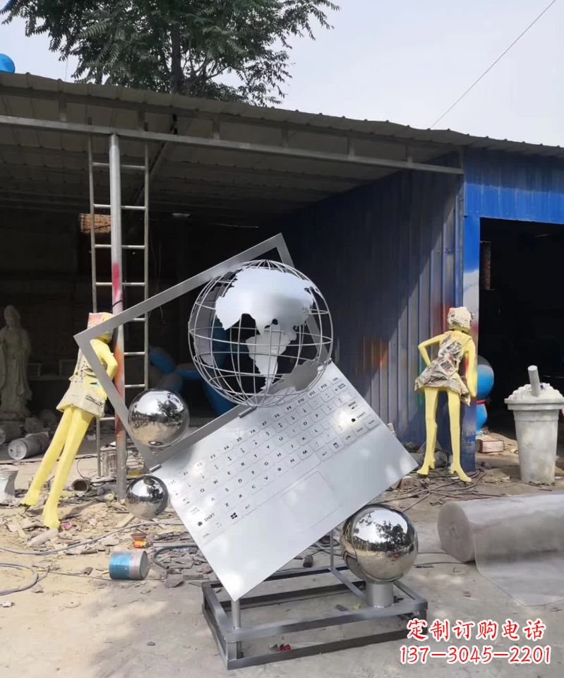 广西不锈钢地球雕塑艺术与科技的完美结合