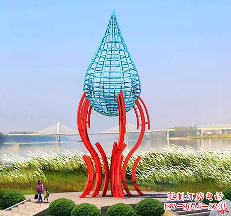 广西不锈钢灯泡雕塑灯光点亮美好生活