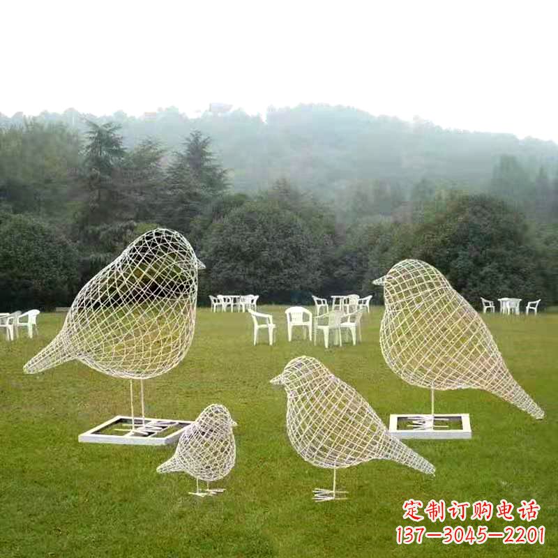 广西精美鸽子雕塑,点缀绿地园林
