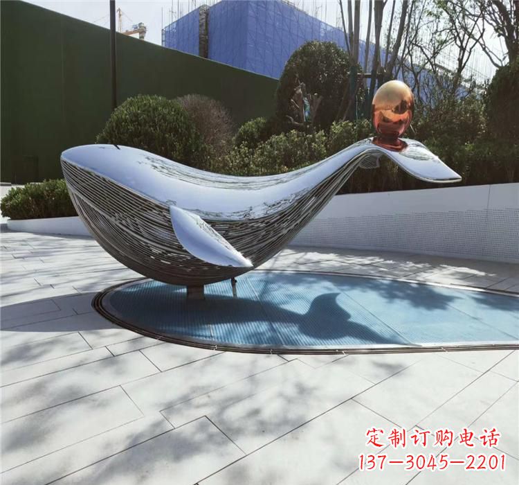 广西不锈钢海豚雕塑艺术与科技的完美结合
