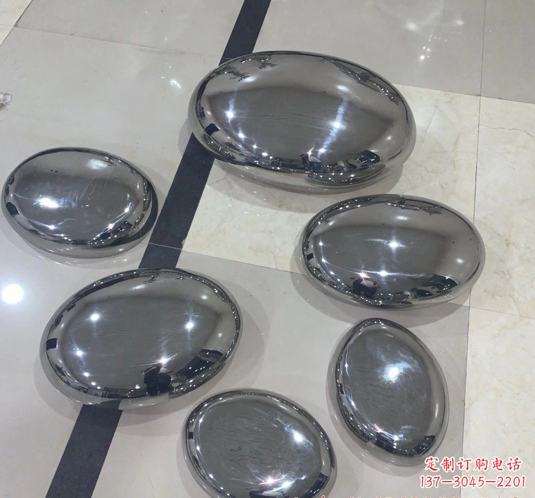 广西不锈钢鹅卵石雕塑精美的艺术瑰宝