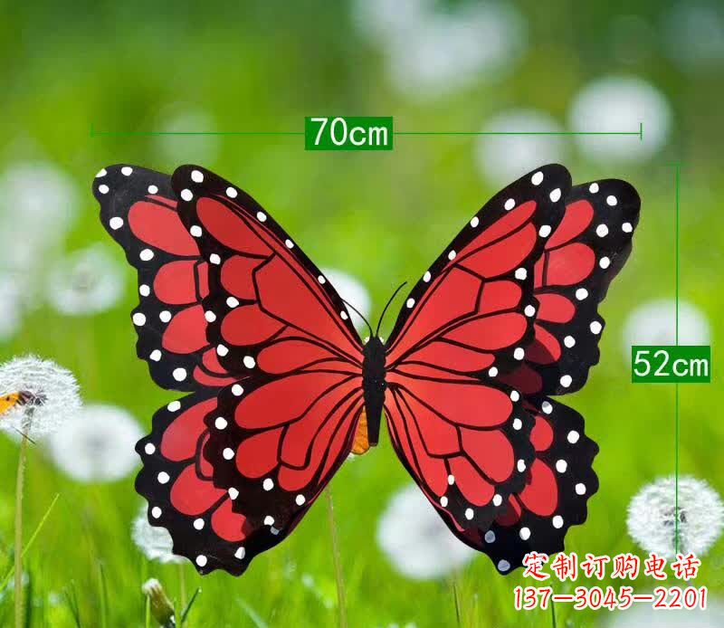 广西精美不锈钢蝴蝶雕塑