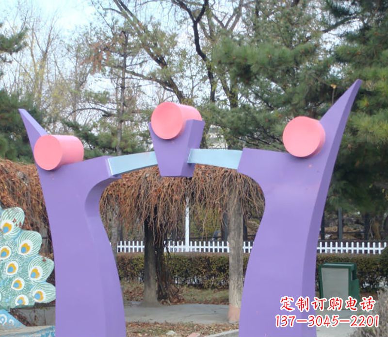 广西不锈钢拱门雕塑精美艺术品