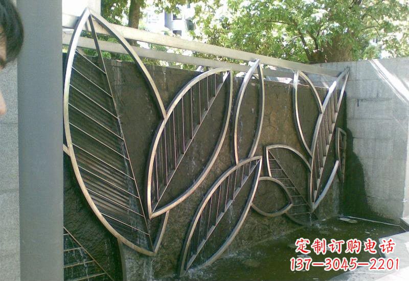 广西不锈钢树叶雕塑——艺术与科技的完美结合