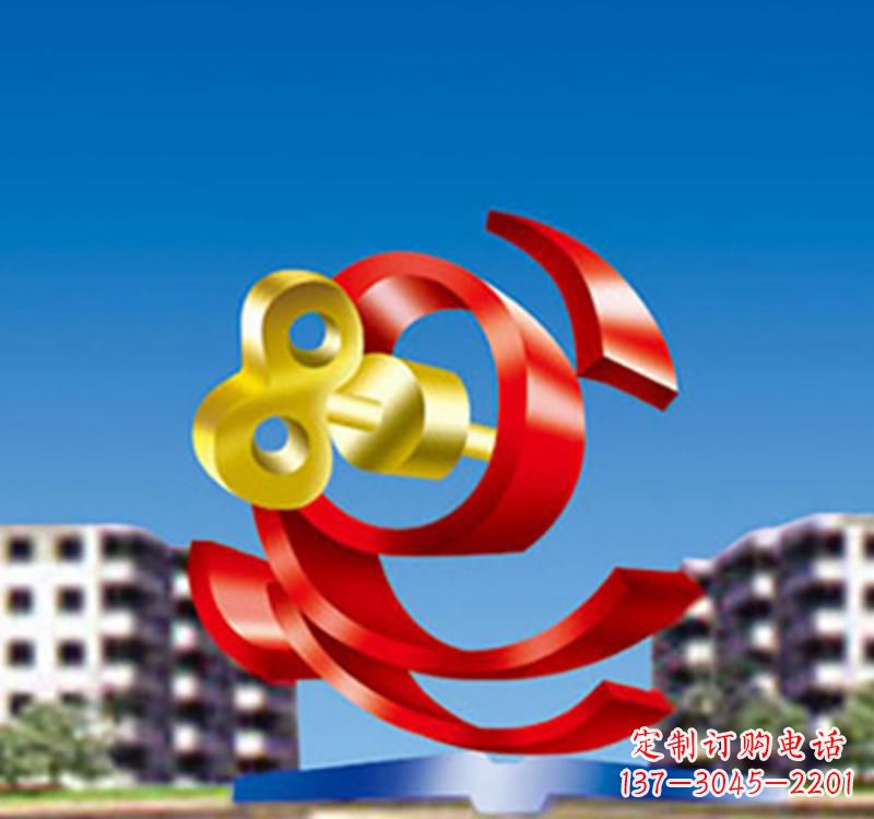 广西不锈钢飘带雕塑给公园景观带来独特美感