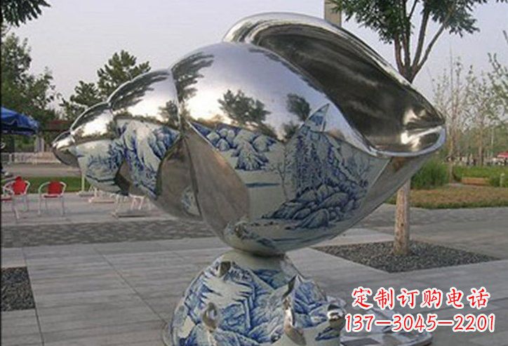 广西不锈钢海螺雕塑艺术的精美结晶