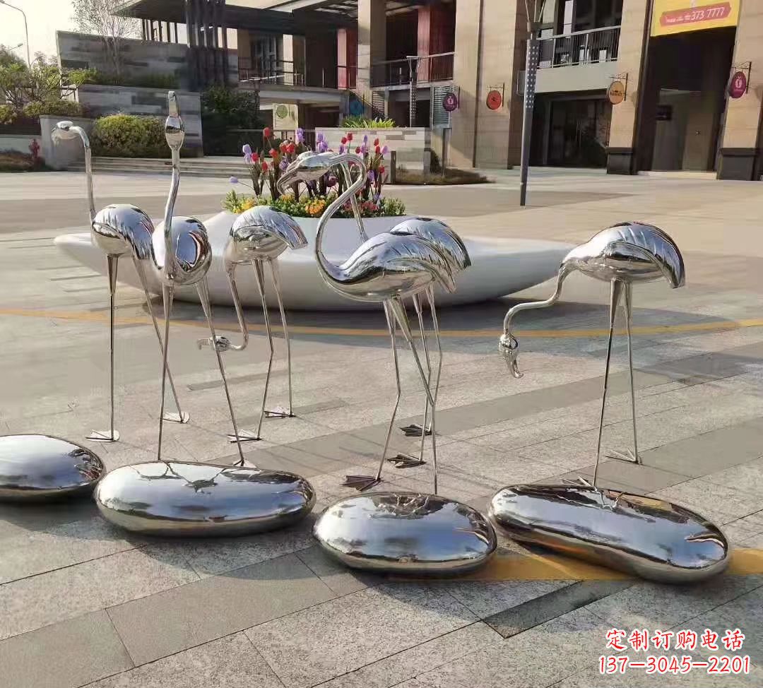 广西鹅卵石雕塑不锈钢公园的美丽礼物