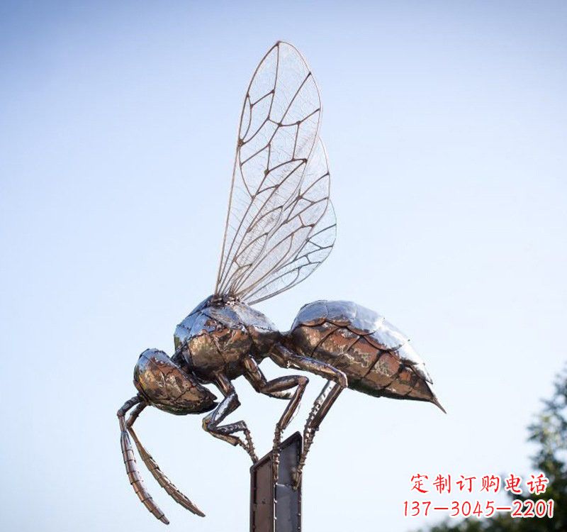 广西不锈钢公园蜜蜂雕塑精彩纷呈的自然之美