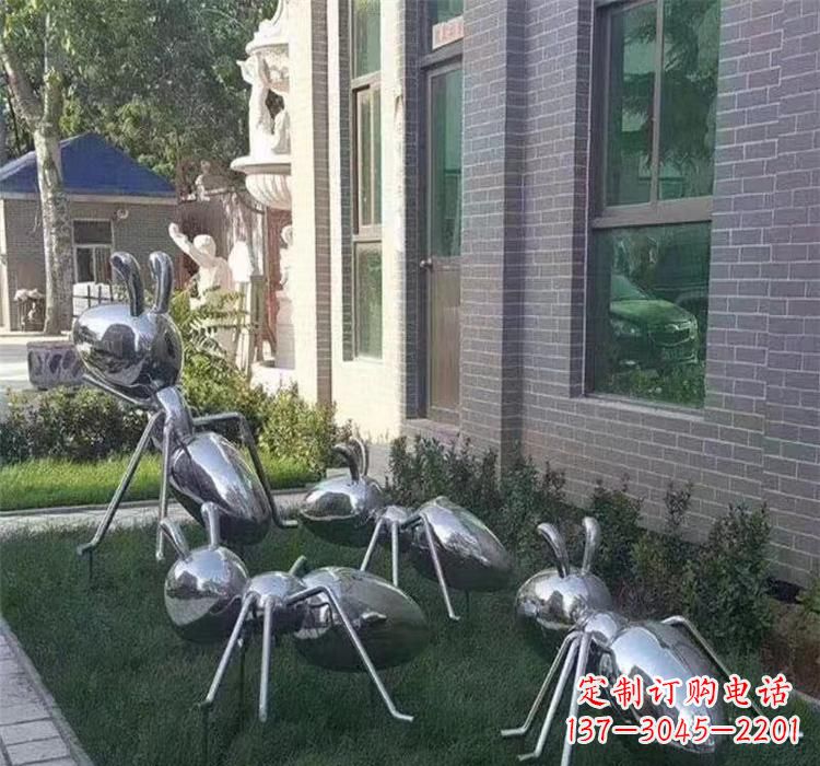 广西不锈钢蚂蚁雕塑—精致细腻的艺术品