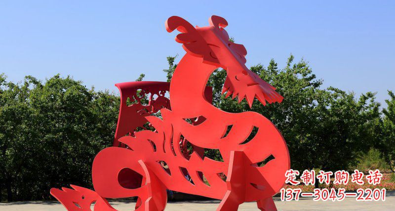 广西不锈钢貔貅雕塑为广场增添美感