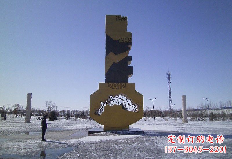 广西不锈钢钥匙雕塑精致且具有象征意义