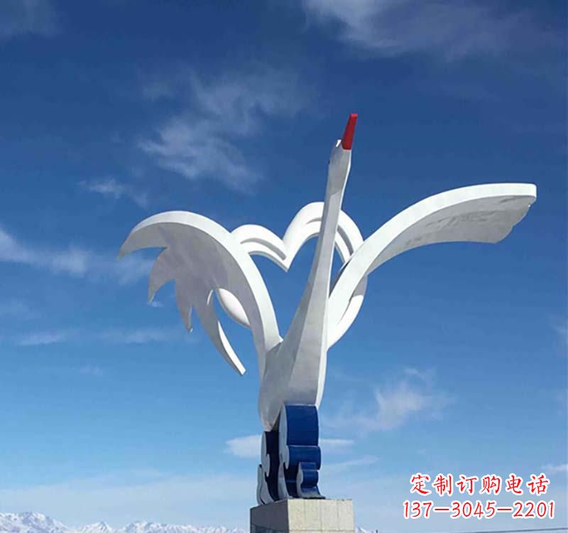 广西仙鹤雕塑传承中国传统文化