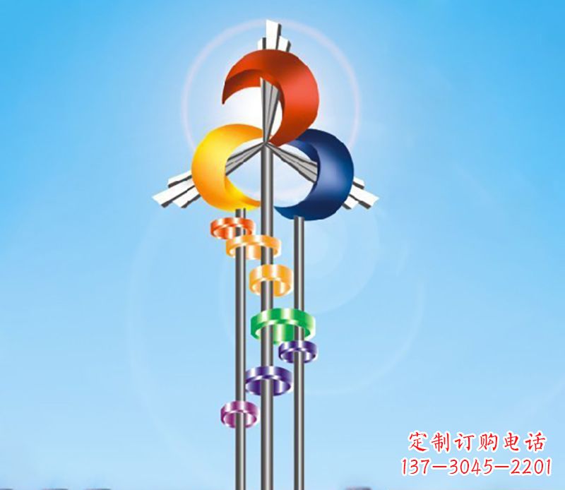 广西不锈钢风车雕塑精美的艺术之作