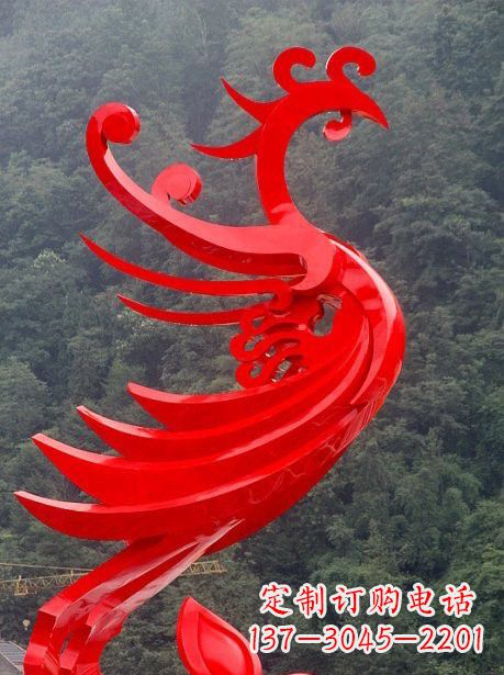 广西不锈钢凤凰雕塑一次精美的艺术体验