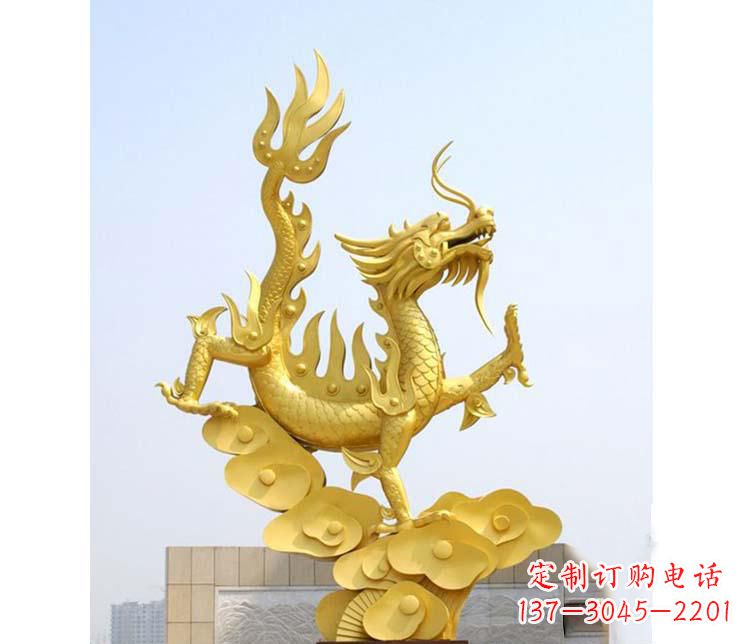 广西不锈钢虎跃雕塑——传承英雄气概