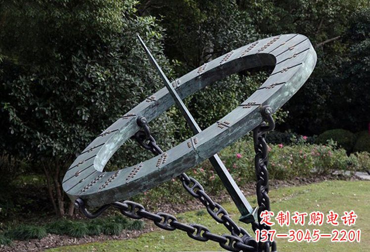 广西不锈钢日晷雕塑精致的艺术符号