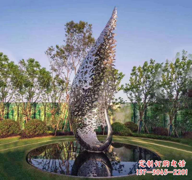 广西不锈钢凤凰雕塑精美绝伦