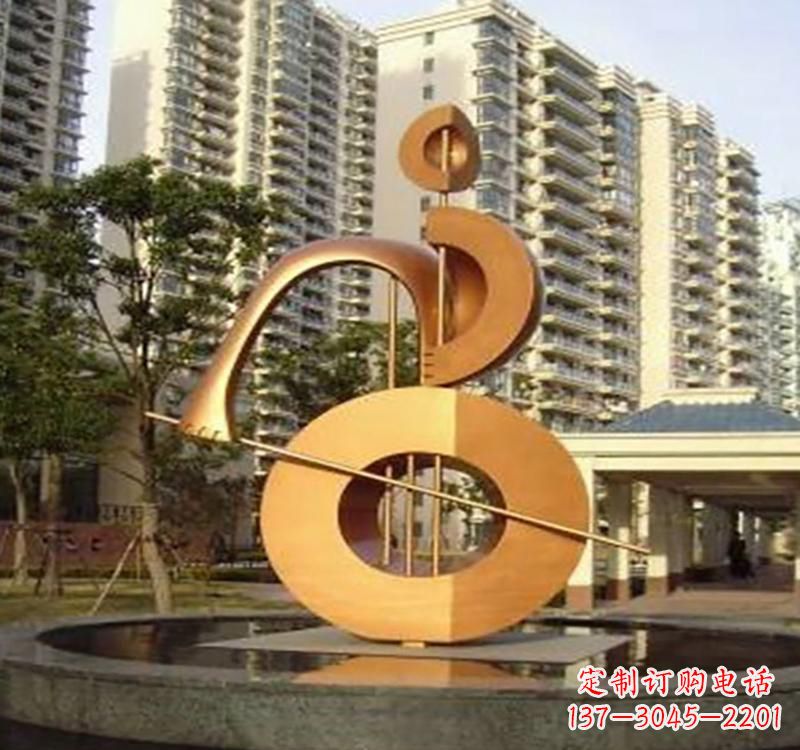 广西不锈钢葫芦乐器雕塑精致的艺术瑰宝