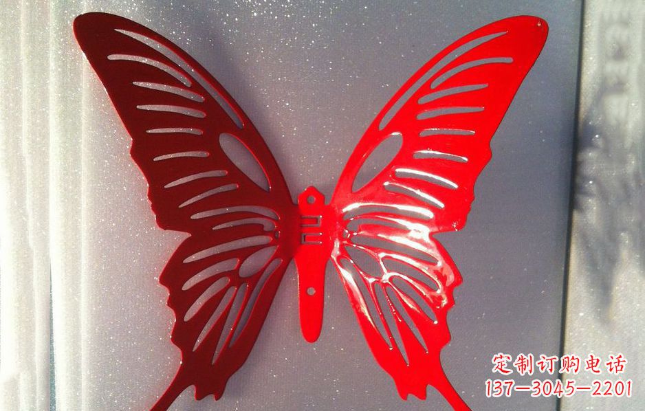 广西不锈钢蝴蝶雕塑让蝴蝶飞跃展现灿烂美丽