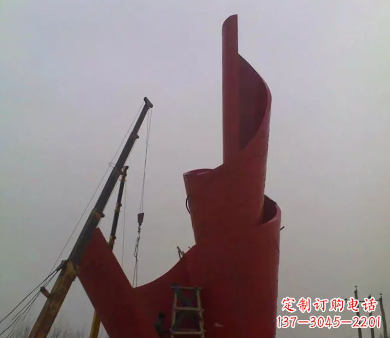 广西不锈钢火炬雕塑点燃社会进步的火炬