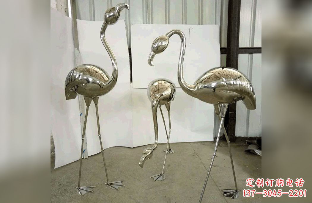 广西不锈钢火烈鸟——雕塑之美