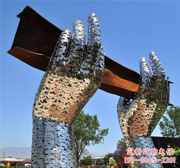广西不锈钢拱门雕塑精美绝伦