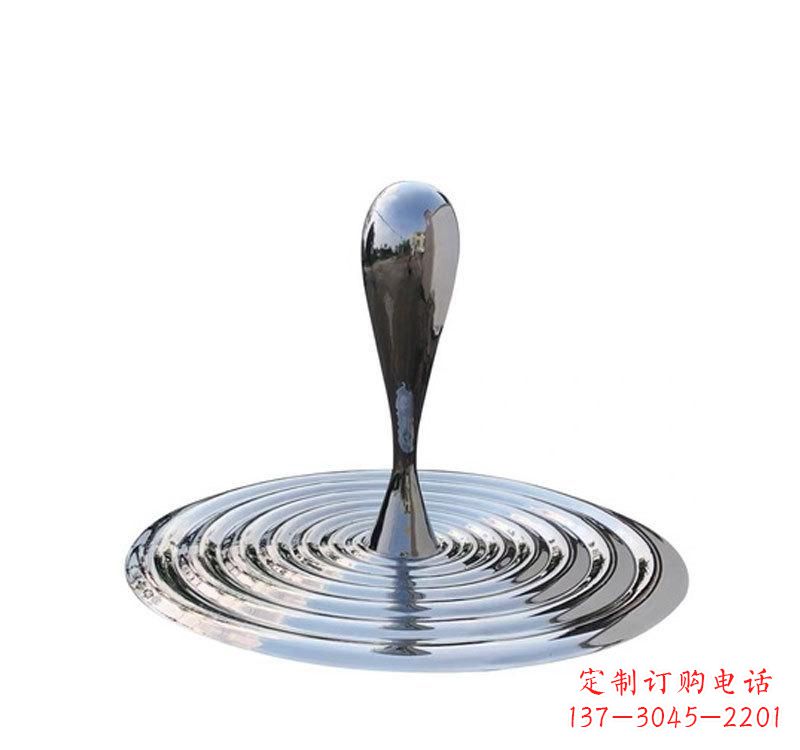 广西不锈钢景区水滴雕塑精美绝伦