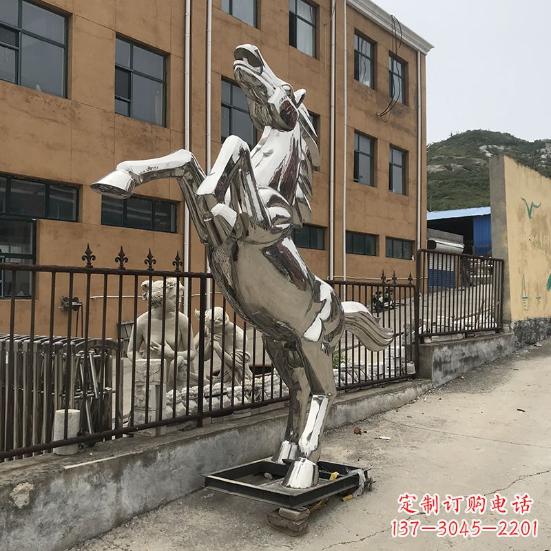 广西不锈钢马雕塑精美绝伦