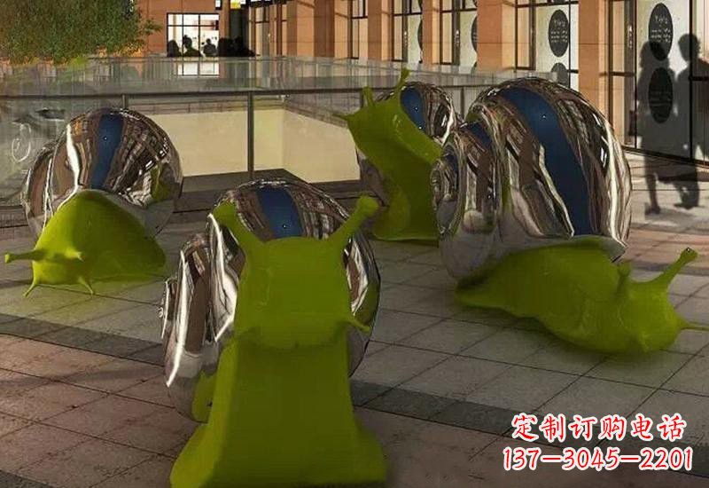 广西不锈钢蜗牛雕塑融合现代技术与传统艺术