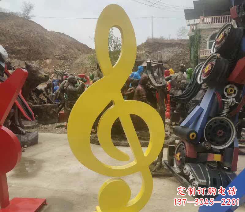 广西不锈钢音符雕塑美丽而持久的艺术