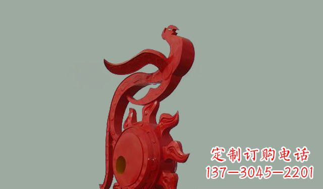 广西不锈钢孔雀雕塑