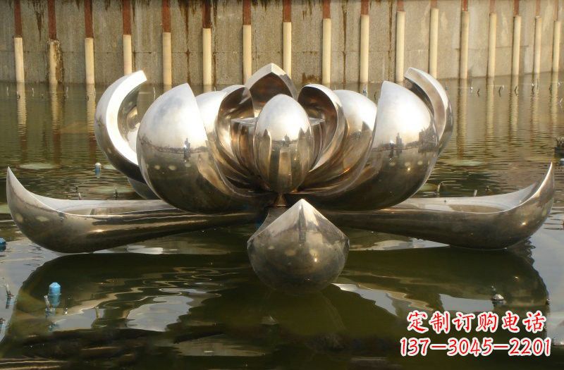 广西不锈钢莲花喷泉雕塑艺术精品的传承