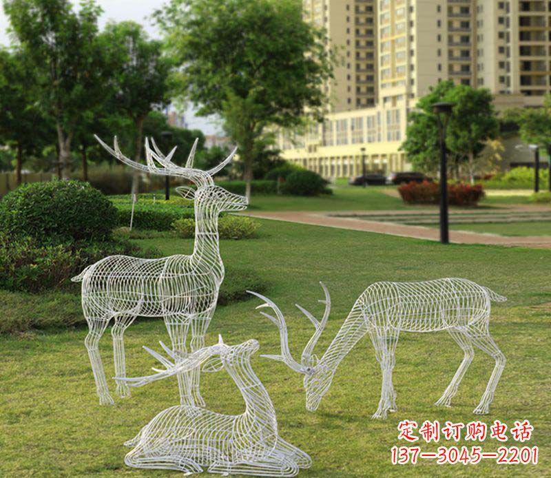 广西精美梅花鹿雕塑,传承祖先文化瑰宝