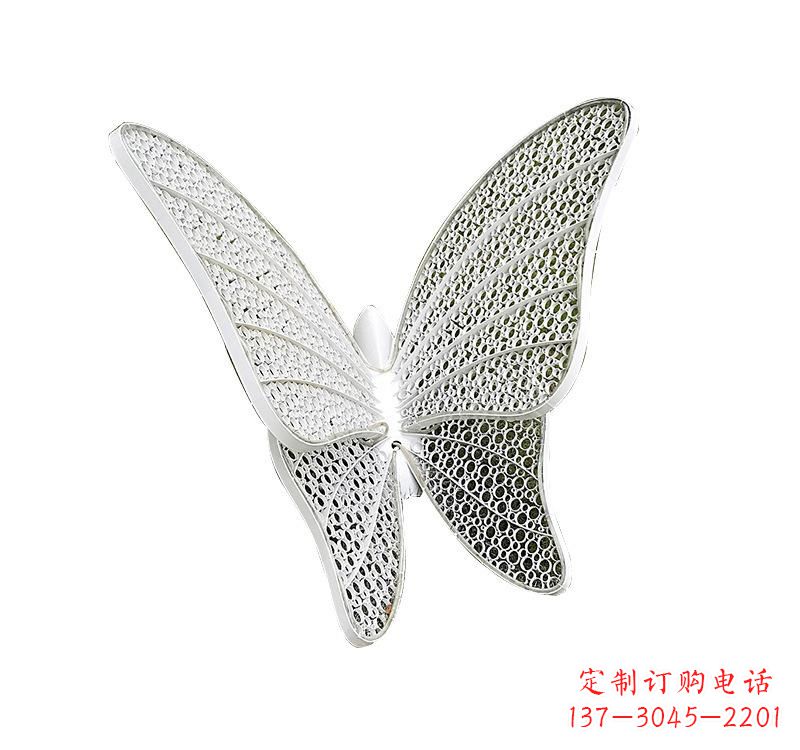 广西不锈钢绿地蝴蝶雕塑
