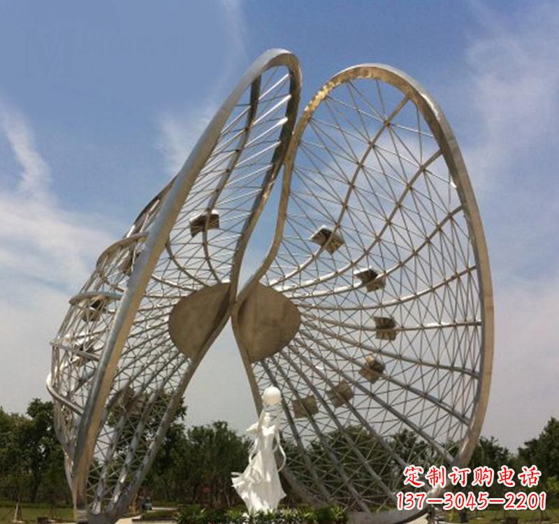 广西不锈钢美陈贝壳雕塑精美的艺术品