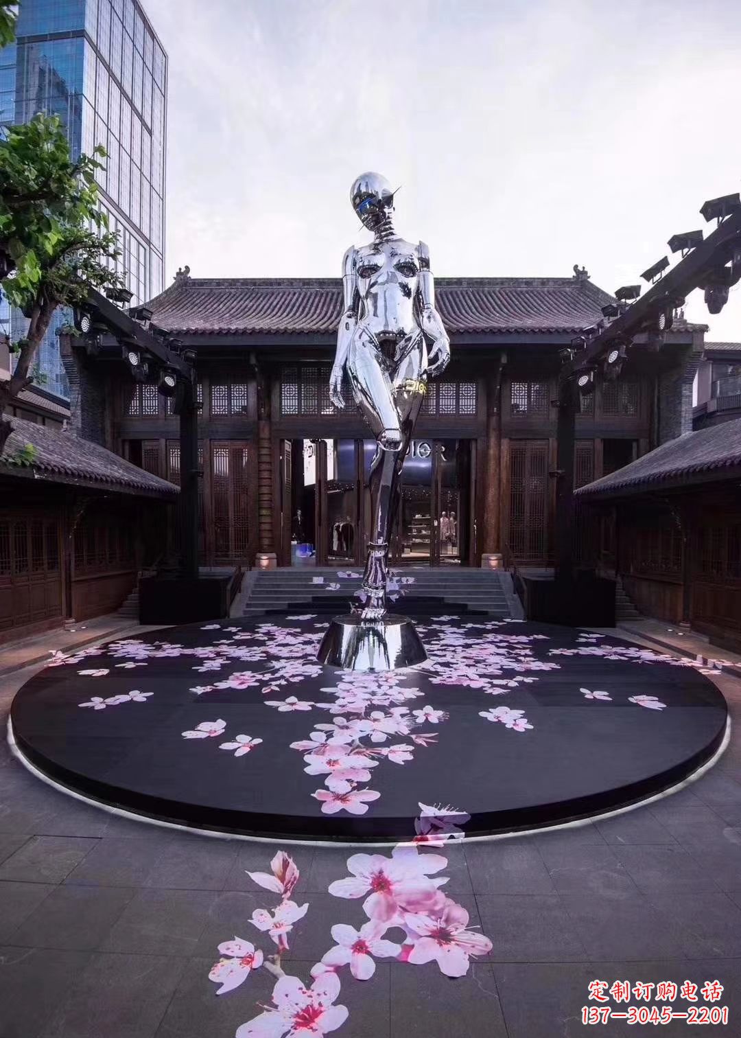 广西美女雕塑点亮城市之美