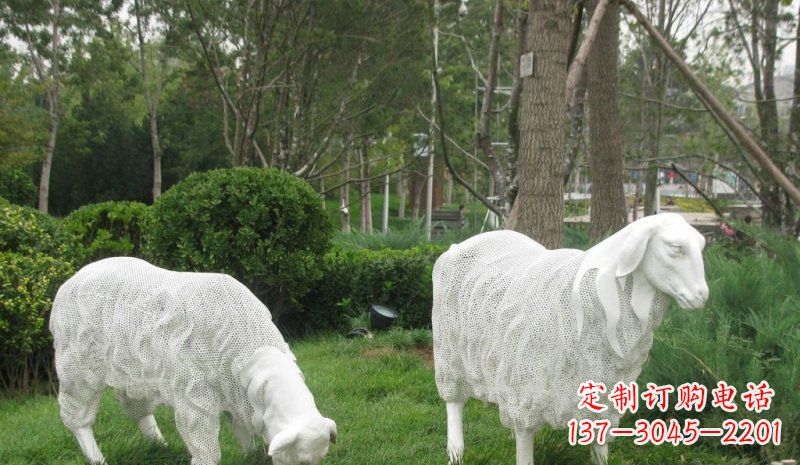 广西不锈钢绵羊雕塑——精致美观的艺术品
