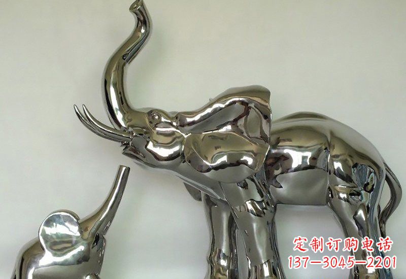 广西不锈钢大象雕塑